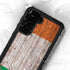 Ireland Flag Dark Wood Galaxy S24 Plus Waterproof Case